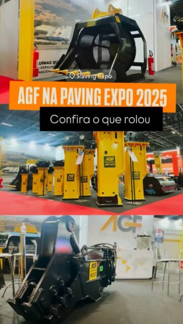 Obrigado, @paving.expo 2025!Essa edição nos proporcionou encontros valiosos, novas conexões e a chance de mostrar como nossas soluções impulsionam resultados no mercado.Seguimos firmes no propósito de transformar o futuro da indústria com inovação e tecnologia.Que venha 2026, estamos prontos!🚀..#pavingexpo #agfequipamentos #máquinasquetransformamomundo #pessoasquetransformamomundo #frombraziltotheworld